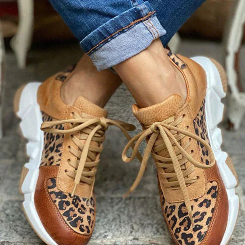 Leona | Chunky Leopard Sneakers