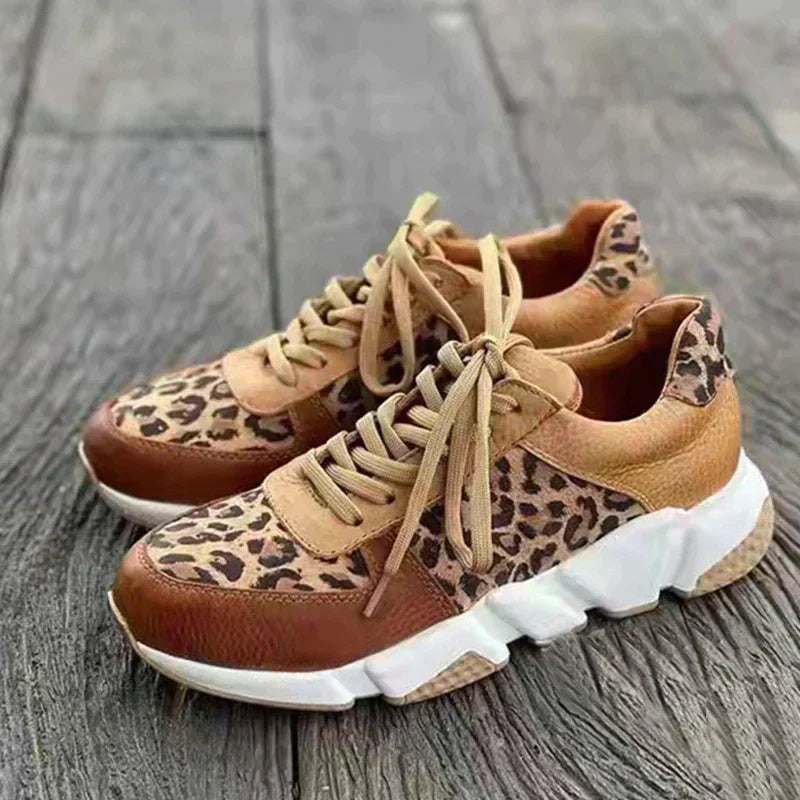 Leona | Chunky Leopard Sneakers