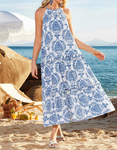 Alexia | Boho Print Maxi Dress