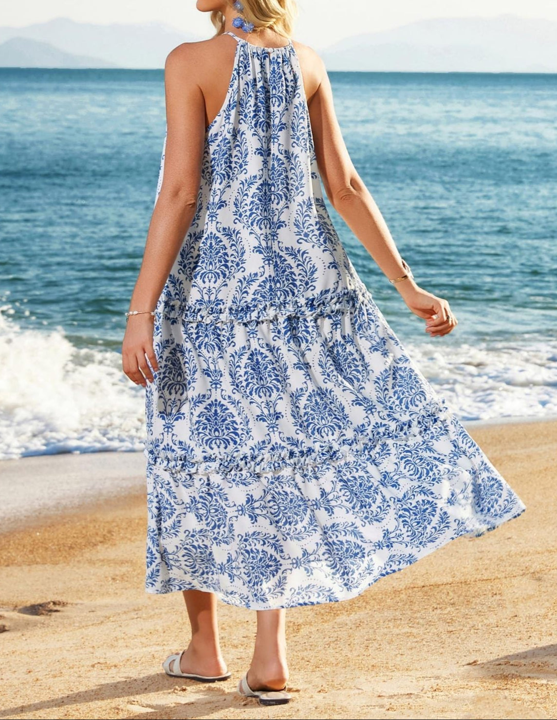 Alexia | Boho Print Maxi Dress