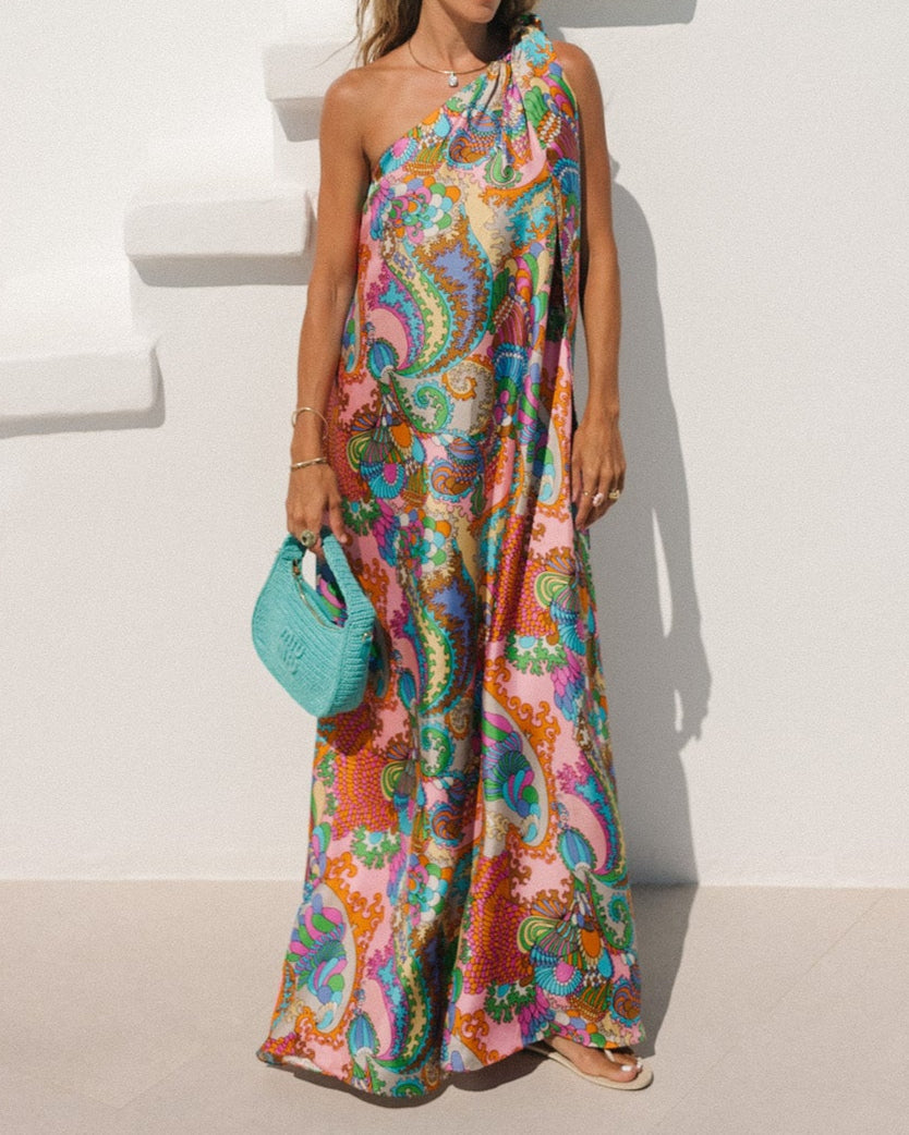 Elly | One-Shoulder Maxi Dress