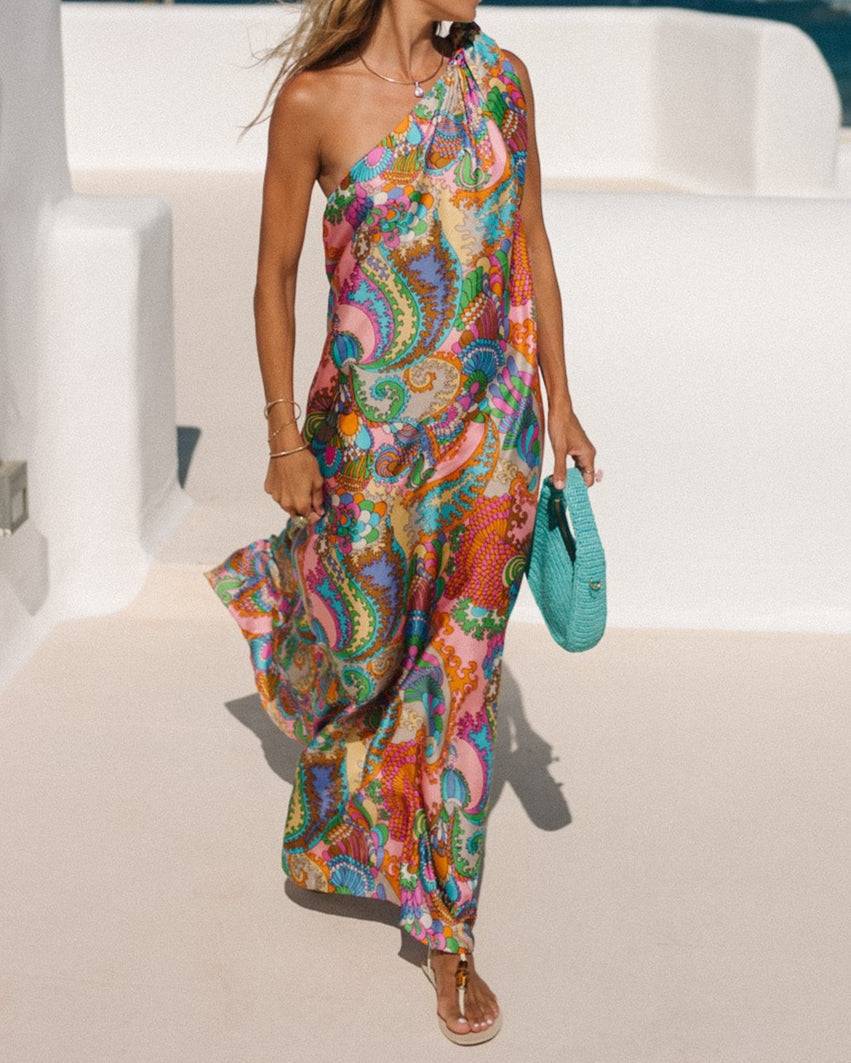 Elly | One-Shoulder Maxi Dress