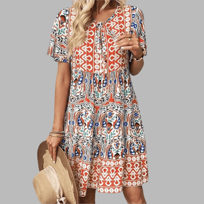 Aria | Boho Charm Mini Dress