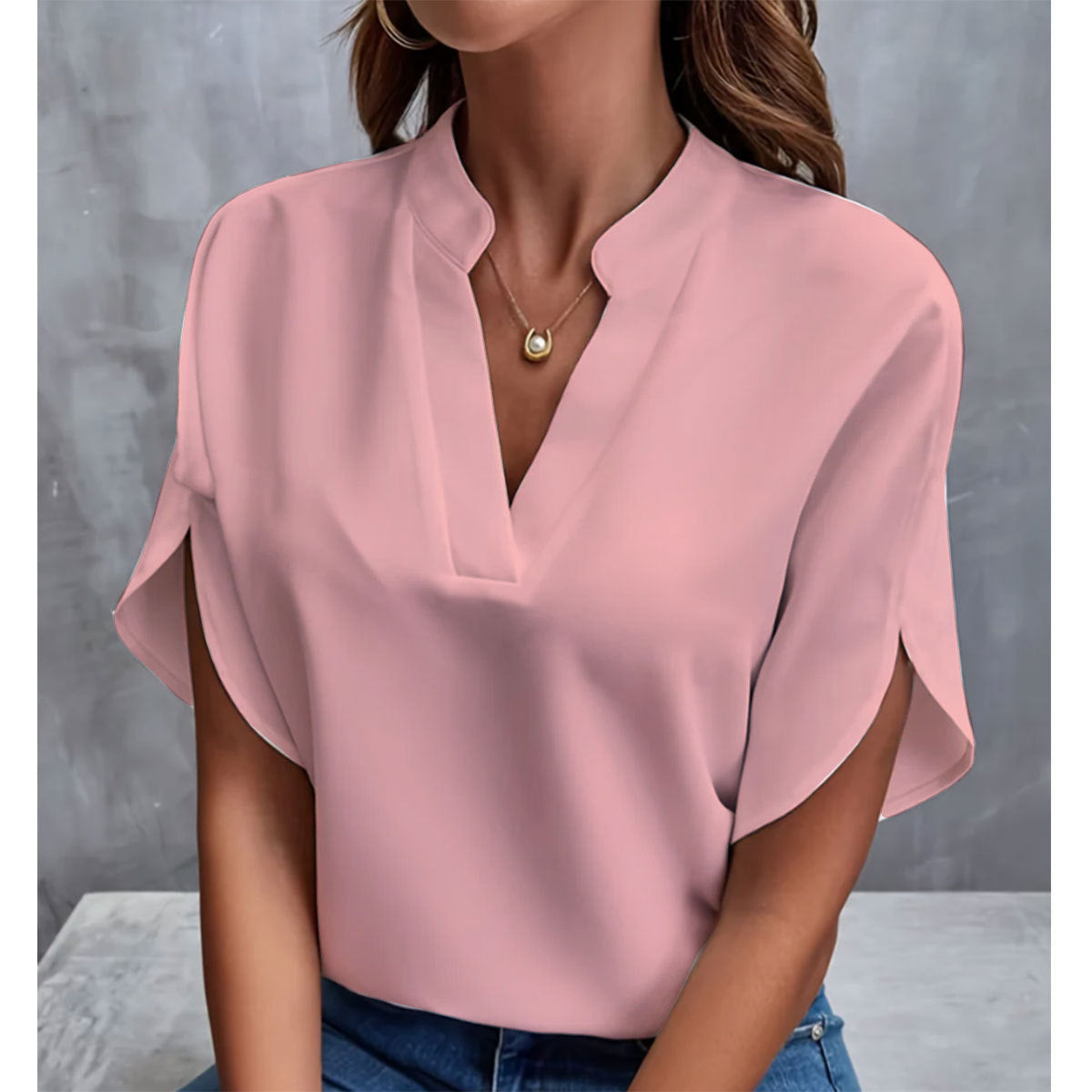 Zara | Elegant V-Neck Top