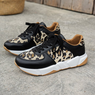Leona | Chunky Leopard Sneakers