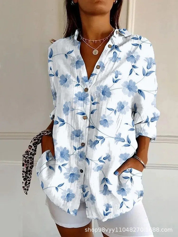 Paloma | Artistic Print Blouse