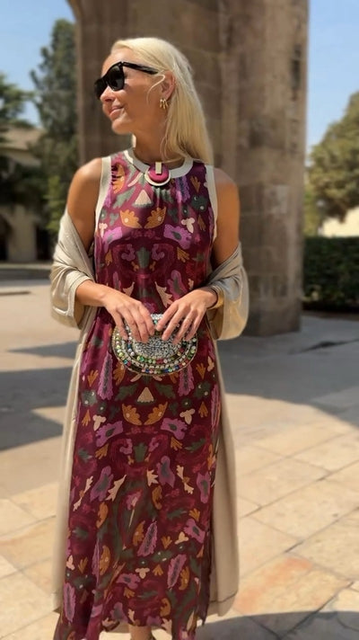 Coralie | Bohemian Chic Maxi Dress