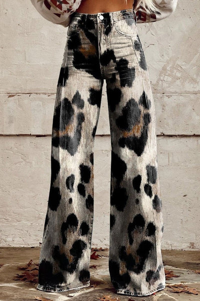 Willow | Organic flare trousers in various prints for a unique style