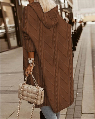 Maya | Longline Hooded Cardigan