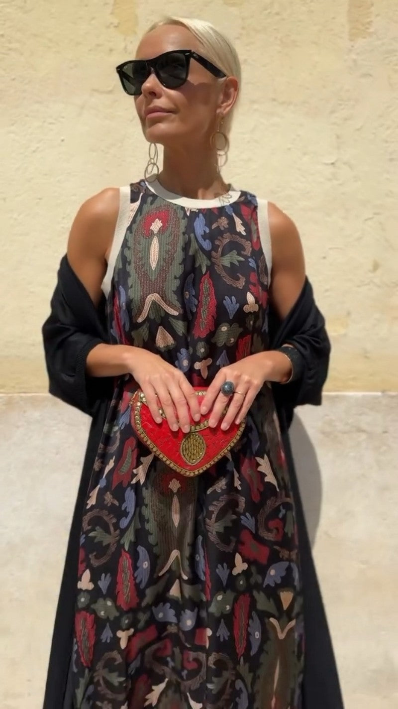 Coralie | Bohemian Chic Maxi Dress