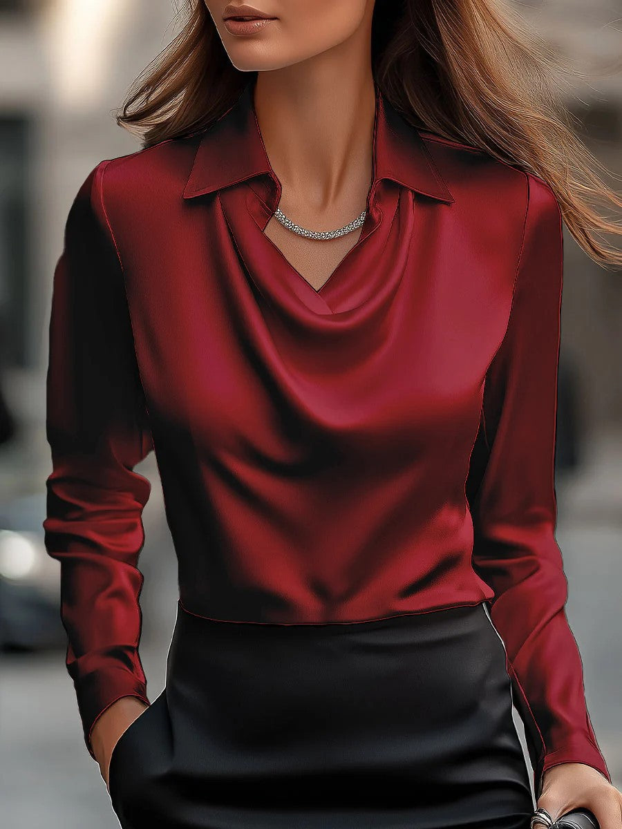 Elanora – Elegant Shiny Blouse