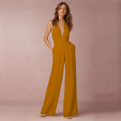 Elodie | Elegant Halter Jumpsuit