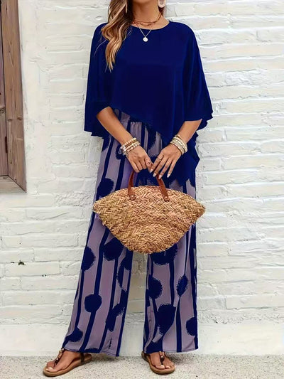 Lexa |  Comfortable Elastic Waist Two-Piece Set