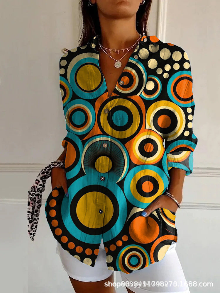 Paloma | Artistic Print Blouse