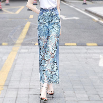 Poppy | Wide-Leg Lace Pants