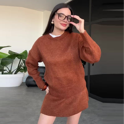 Aubrey | Knitted Co-ord – Sweater & Skirt