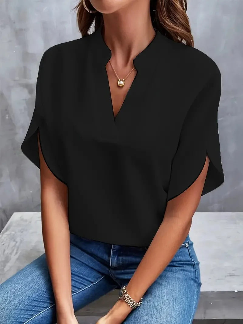 Zara | Elegant V-Neck Top