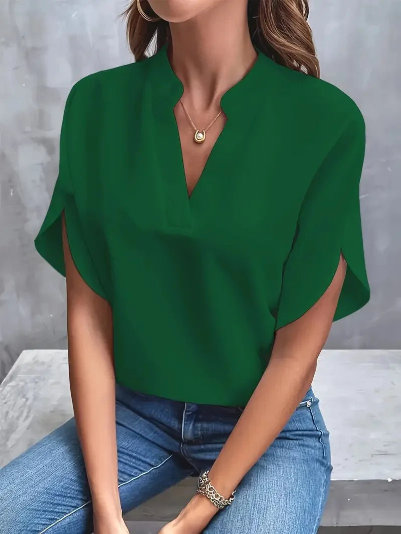 Zara | Elegant V-Neck Top