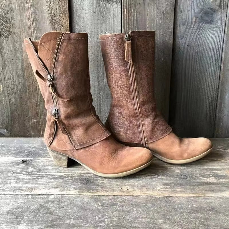 Sandy | Ankle Boots with Side Zip