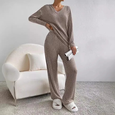 Evelise | Ribbed Two-Piece Set