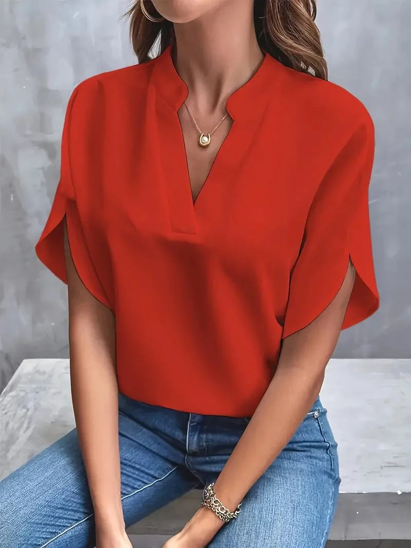 Zara | Elegant V-Neck Top