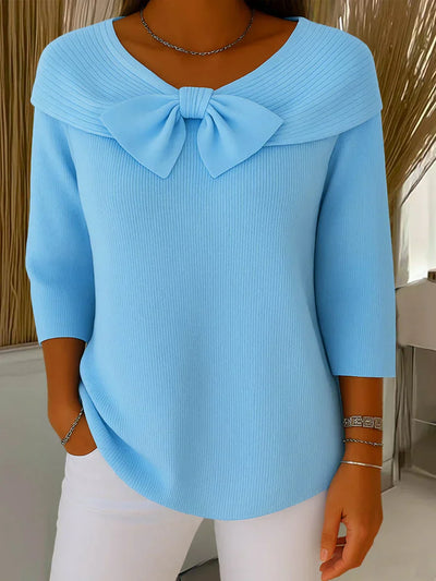 Thea | Elegant Bow Jumper