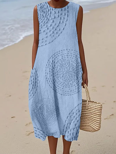 Maelle | Maxi Dress with Textured Pattern