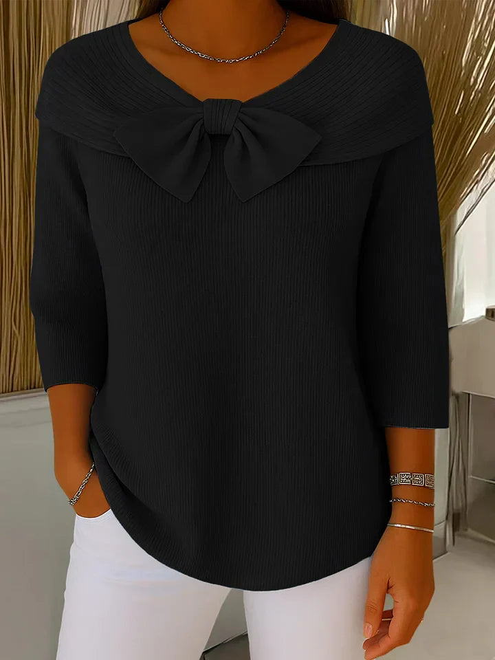 Thea | Elegant Bow Jumper