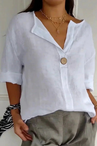 Taya | Relaxed Blouse in a Natural Style