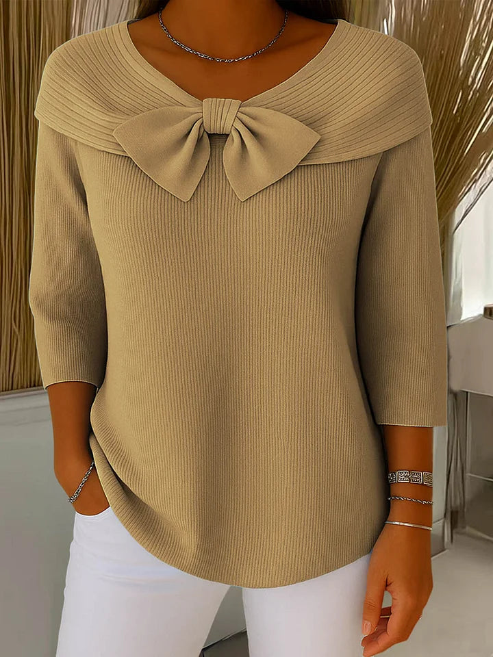 Thea | Elegant Bow Jumper