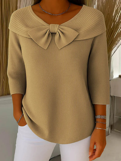 Thea | Elegant Bow Jumper