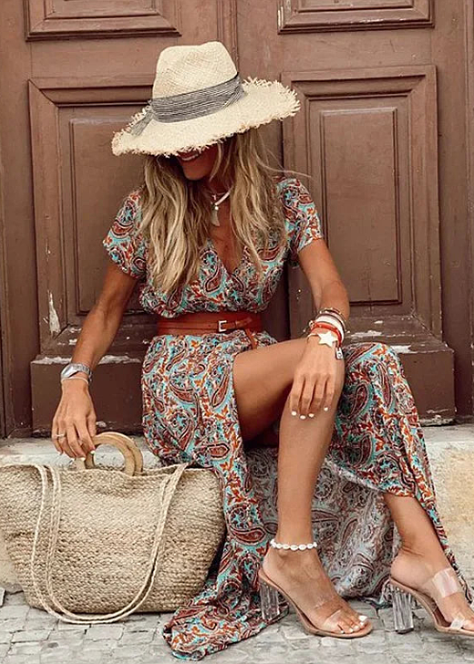 Lola | Flowing boho maxi dress