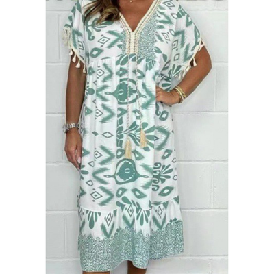 Brooke | Coastal Breeze Midi Dress