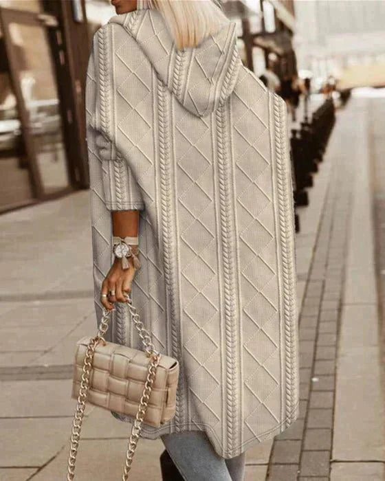 Maya | Longline Hooded Cardigan