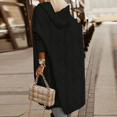 Maya | Longline Hooded Cardigan