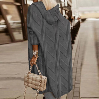 Maya | Longline Hooded Cardigan